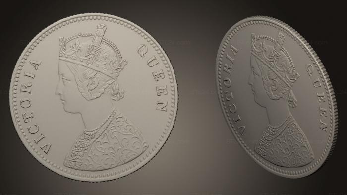 Монеты (Монета, MN_0003) 3D модель для ЧПУ станка